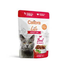 Calibra Cat Life Adult Wołowina w sosie saszetka 85g